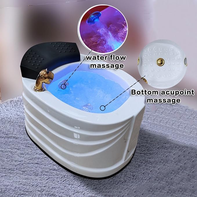 Acrylic Footbath Foot Soak Tub Acrylic Pedicure Sink With Heat And Massage - Professional Spa Equipment at Beauty Republic Equipment Store