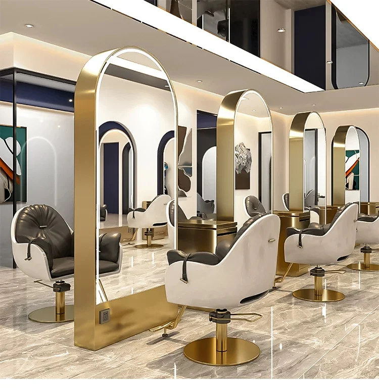Double Sided Salon Digital Mirrors - Shop Mirrors