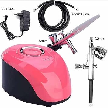 IAS Airbrush Kit, Multi-Function -Action Airbrush Set with Compressor Set for Make up,Art Painting,Tattoo,Cake,Manicure, Spray Model,Craft - View 5 - Beauty Republic Equipment Store