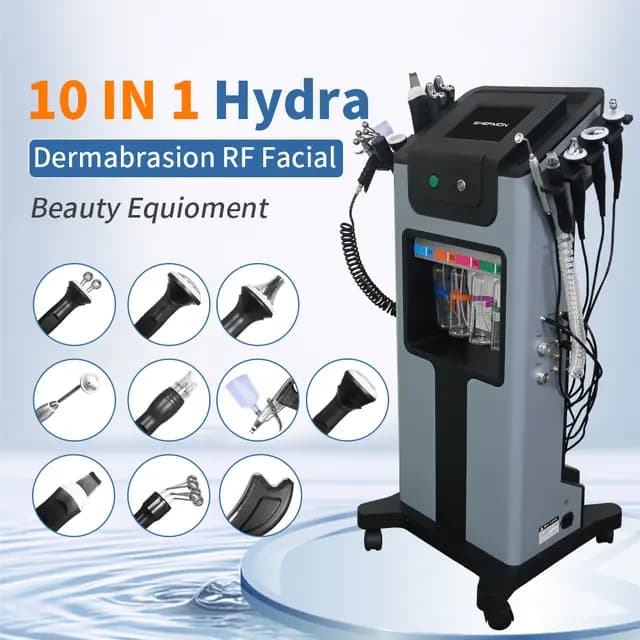Professional 10-in-1 Hydrafacial Machine - Multifunctional Skin Rejuvenation, Deep Cleansing & Anti-Aging Beauty System for Salons & Home Spa - Professional Spa Equipment at Beauty Republic Equipment Store