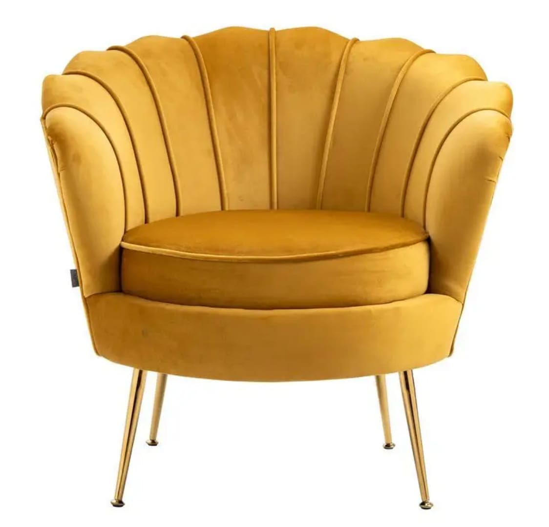 Sbk Topnotch Single Seater Sofa Yellow - View 2 - Beauty Republic Equipment Store